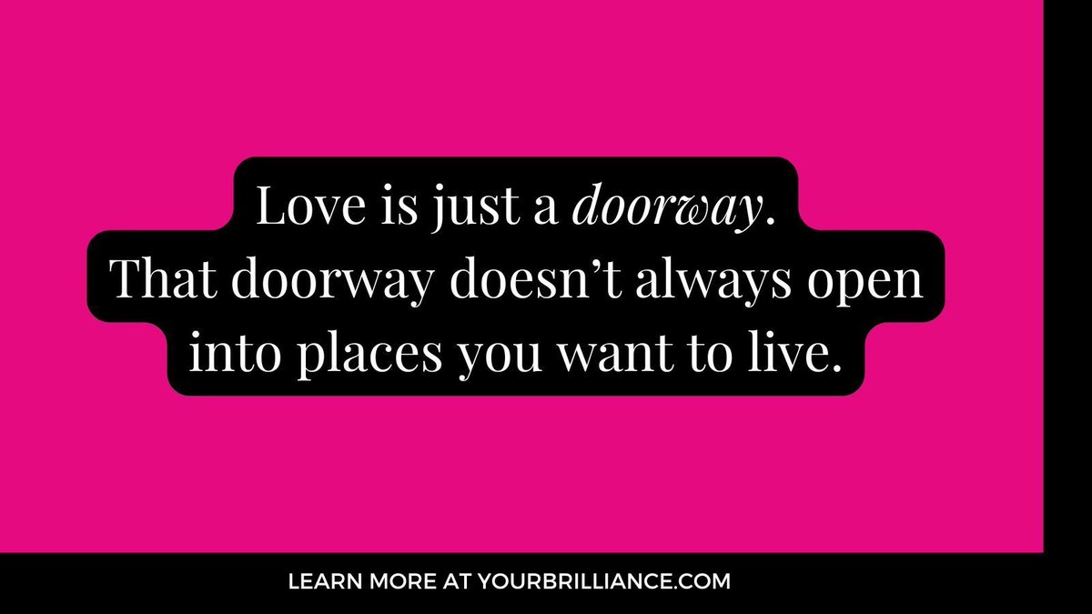 We often think that love is a sign that we're meant to be with someone. But what if love is just a nice feeling pointing to a possibility? We still get to choose whether we'd be happy throwing our future in with this person. buff.ly/3VzWFKu
