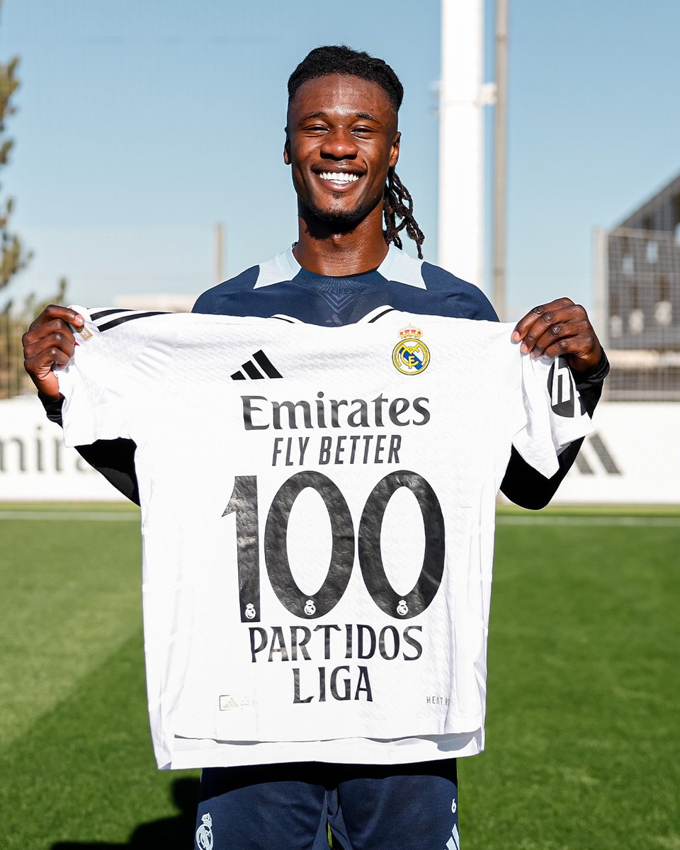 👉 1️⃣0️⃣0️⃣ 👈
🤍 <a href="/Camavinga/">Eduardo Camavinga</a>
✅ <a href="/LaLiga/">LALIGA</a>
#️⃣ #RealFootball