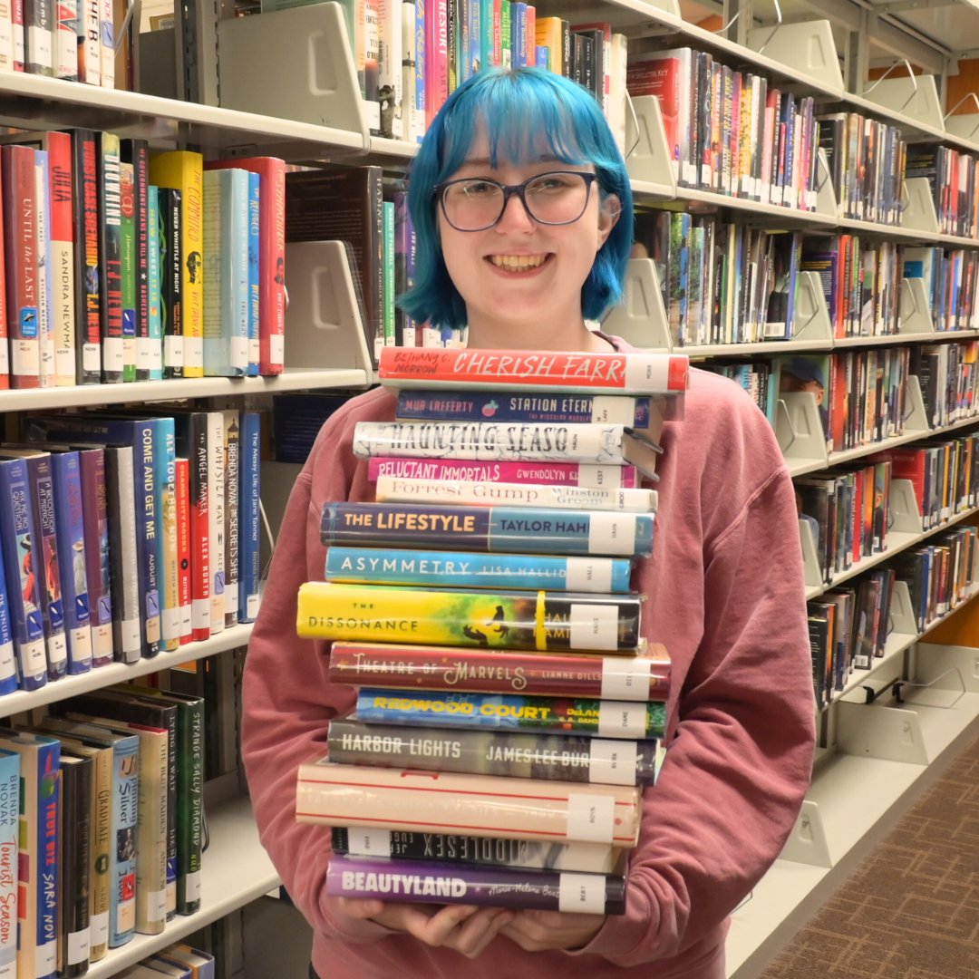 Traveling for the holidays? Check out books to get you through the season! Come to any branch and stack those reads high.