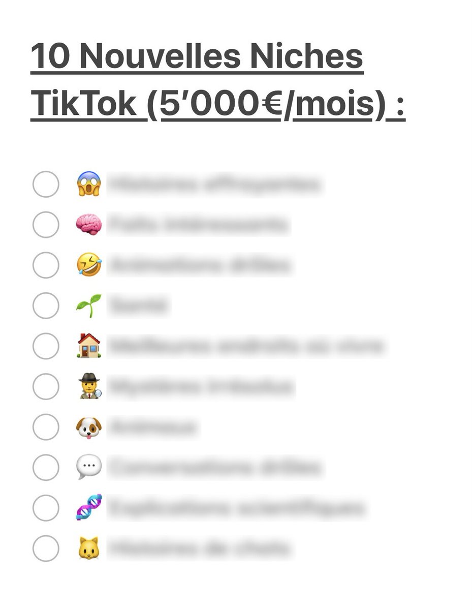 baldwintiktok's tweet image. J'arrête TikTok..

Pour la peine, je t'offre 10 NOUVELLES NICHES à exploiter pour gagner +5'000€/mois avec TikTok 💸

Pour les recevoir en DM 📨 :

- RT
- Commente « Go »
- Follow @baldwintktk