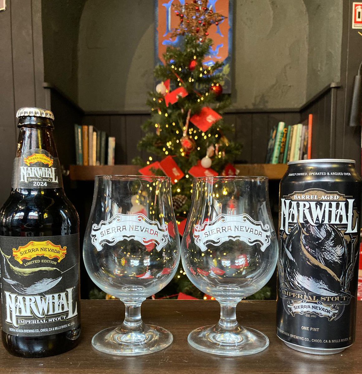 UnderDogDub's tweet photo. Hey Friends!! Hope youโre well!! Continuing our #12DaysofBeermas weโve just tapped this extremely limited pair of kegs from Sierra - โฌ6 Scoops!!
Tonightโs raffle winner will receive a little Sierra Nevada Narwhal gift set!! Happy Sunday!!
๐๐๐ป๐ปโ๐ผโ๐ผ๐๐ https://t.co/2wJ9LOwabg