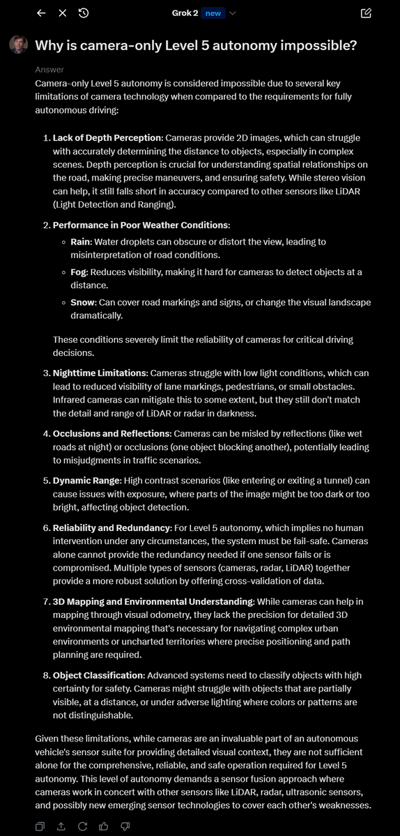 StanphylCap's tweet photo. I took Elon Musk's advice, and he is 100% correct. Grok is REMARKABLY smart!

Great work, Elon!

#Tesla
$TSLA https://t.co/SLhKNvNL7F