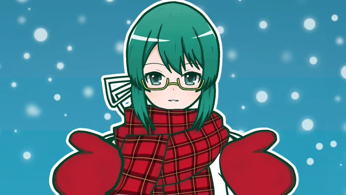 冬仕様ボス最高にかわいい#すずあーと 
