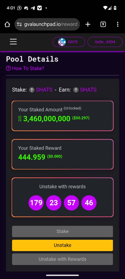 Crypto4gift_'s tweet photo. 🥸🥸 Calling all meme lovers 

🚀 #SHATS is now live for staking on GVA Launchpad! 🚀
📈 Staking period: 180 days
🔥 Maximize your rewards and join the strongest crypto community!

💎 Stake now and secure your spot as an early adopter.
🔗 Start staking today: [Insert link]

#GSYS https://t.co/munDAmfYDD