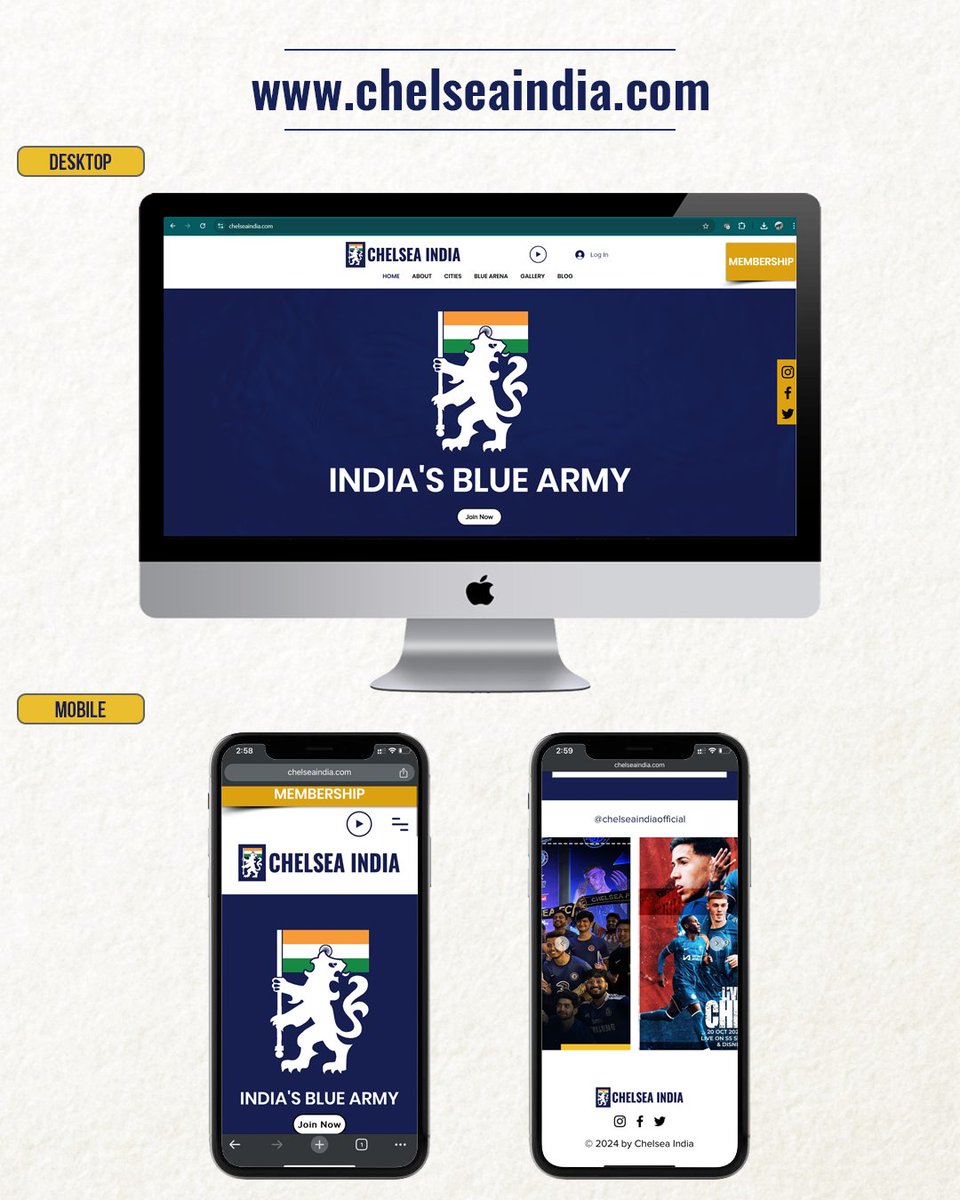 ChelseaIndia's tweet photo. 𝗪𝗲 𝗵𝗮𝘃𝗲 𝗺𝗼𝘃𝗲𝗱 𝘁𝗼 𝗮 𝗡𝗘𝗪 𝗛𝗢𝗠𝗘! 🤩

Say hello to the all-new Chelsea India website —sleeker, faster, and packed with more updates than ever.  

Dive in at https://t.co/22pFAcyYvZ NOW! 🌐 💙

#CFC #ChelseaIndia https://t.co/4VomMl46Vp