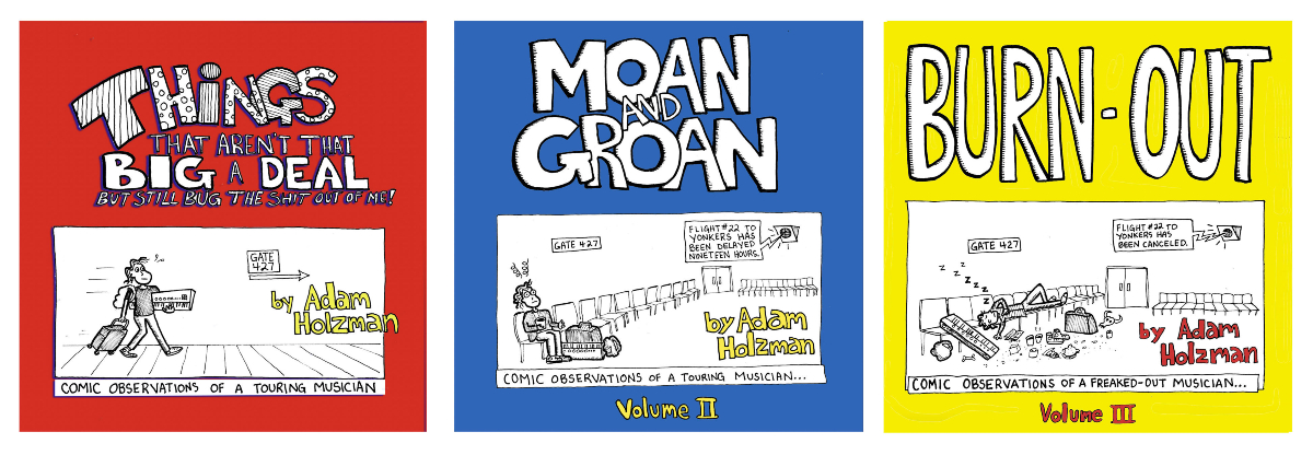 Hey Folks! Here's a fun holiday gift idea: a "muso" comic book! All of my comic books are available directly from amazon. Perfect for someone who might need a little cheering up!  ;-)

amazon.com/Moan-Groan-Ada…