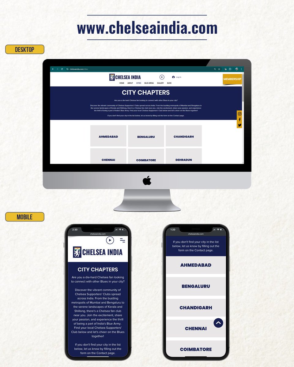 ChelseaIndia's tweet photo. 𝗪𝗲 𝗵𝗮𝘃𝗲 𝗺𝗼𝘃𝗲𝗱 𝘁𝗼 𝗮 𝗡𝗘𝗪 𝗛𝗢𝗠𝗘! 🤩

Say hello to the all-new Chelsea India website —sleeker, faster, and packed with more updates than ever.  

Dive in at https://t.co/22pFAcyYvZ NOW! 🌐 💙

#CFC #ChelseaIndia https://t.co/4VomMl46Vp