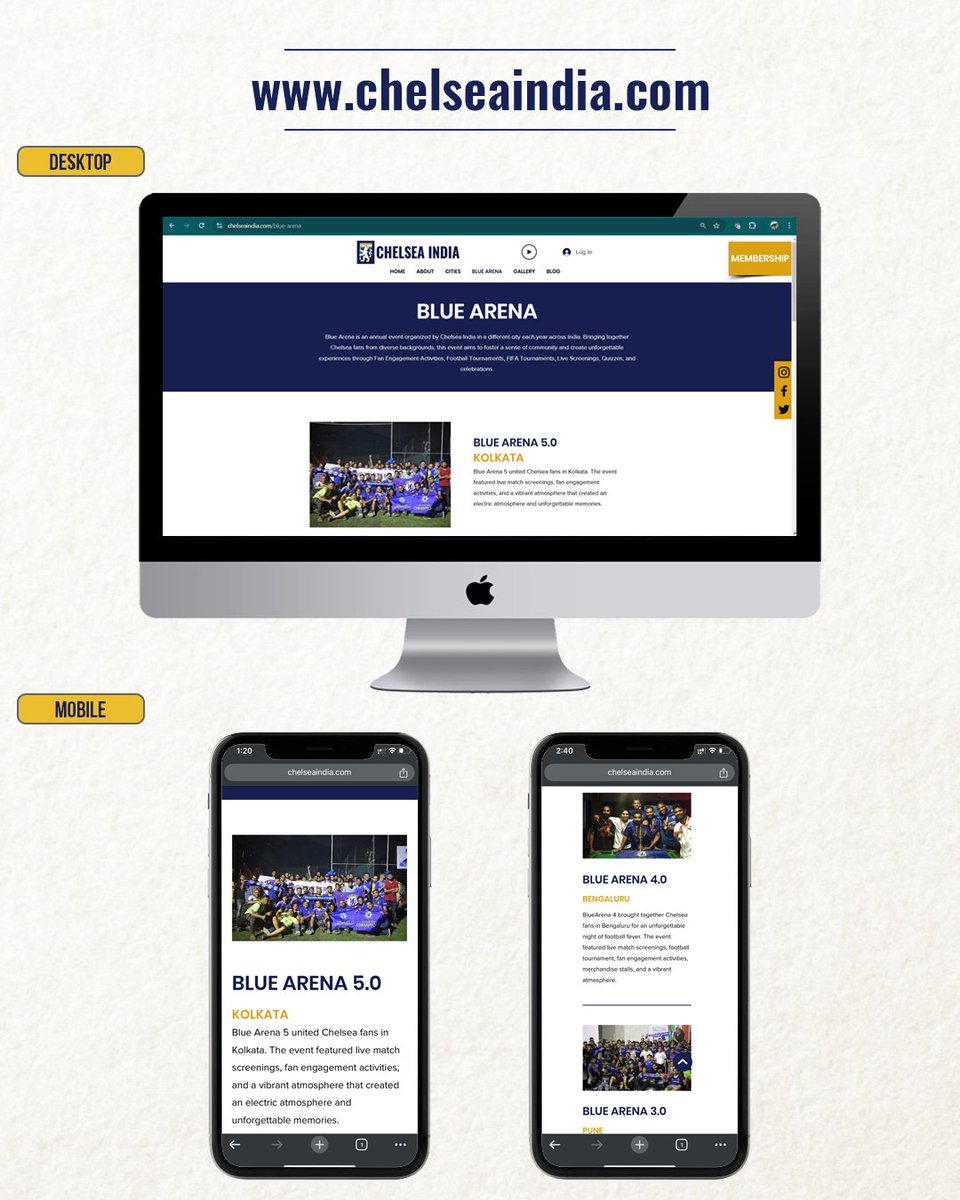 ChelseaIndia's tweet photo. 𝗪𝗲 𝗵𝗮𝘃𝗲 𝗺𝗼𝘃𝗲𝗱 𝘁𝗼 𝗮 𝗡𝗘𝗪 𝗛𝗢𝗠𝗘! 🤩

Say hello to the all-new Chelsea India website —sleeker, faster, and packed with more updates than ever.  

Dive in at https://t.co/22pFAcyYvZ NOW! 🌐 💙

#CFC #ChelseaIndia https://t.co/4VomMl46Vp