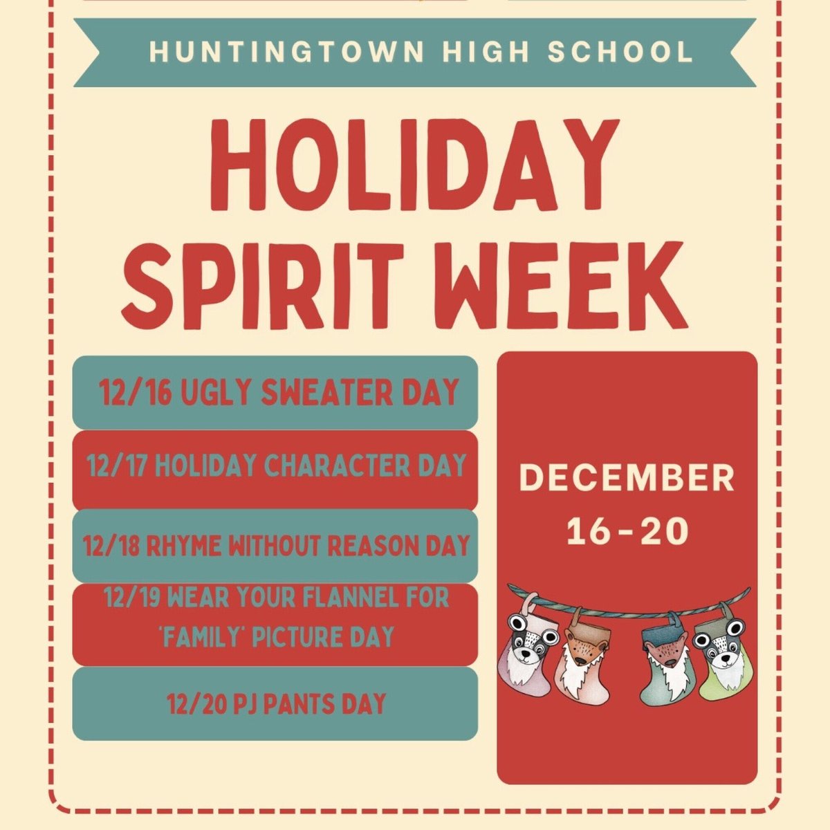 category5yrbk's tweet photo. Who's ready for our festive week of holiday fun before break? 🎅📸 The yearbook staff is ready to snap your pic! Let's sleigh all day every day! 🛷💫 #holidayfun #yearbookantics ✨ #sleighallday #festiveweek  #yearbook #Jostens #Legacy #photography #ybksocial https://t.co/8ZzRIi7yik