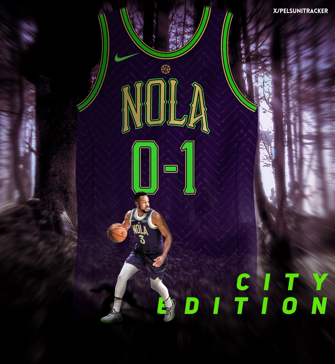 🚨ITS GAMEDAY🚨

#Pelicans are BACK in their City Edition jerseys for the second time this year. They’ll be taking on the Pacers *away* at 4:00 PM CST. The City jerseys will be worn one more time in 2024 before the New Years. 🦴