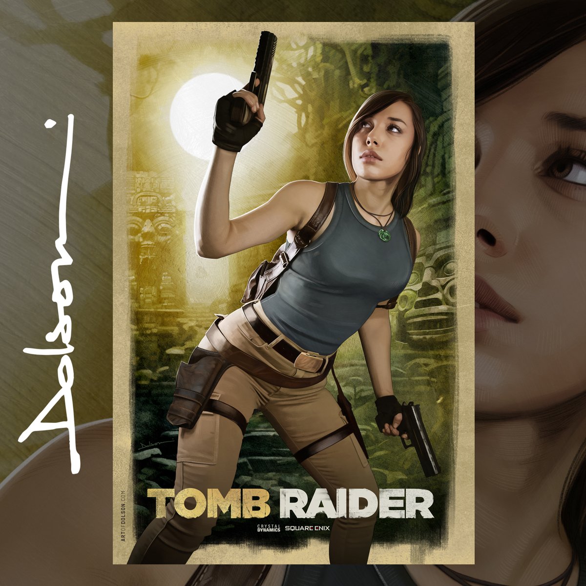 Dolson Lewis (@dolsonlewis) on Twitter photo I've had a lot of fun drawing Lara Croft for the first time on this 𝐓𝐎𝐌𝐁 𝐑𝐀𝐈𝐃𝐄𝐑 illustrated poster. Hope you like it!
<a href="/tombraider/">Tomb Raider</a> <a href="/CrystalDynamics/">Crystal Dynamics</a> <a href="/SquareEnix/">Square Enix</a> I've had a lot of fun drawing Lara Croft for the first time on this 𝐓𝐎𝐌𝐁 𝐑𝐀𝐈𝐃𝐄𝐑 illustrated poster. Hope you like it!
<a href="/tombraider/">Tomb Raider</a> <a href="/CrystalDynamics/">Crystal Dynamics</a> <a href="/SquareEnix/">Square Enix</a>