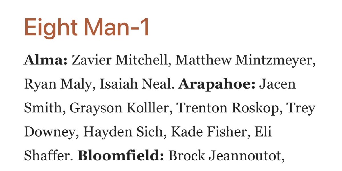 Congrats to Will Cacy and Alex Diaz for making OWH ALL STATE! <a href="/William_cacy22/">William</a> Jacen, Grayson, Trenton, Eli, Trey, Hayden, &amp; Kade were all Honorable Mention! #RollTribe <a href="/RoskopTrenton11/">Trenton Roskop</a> <a href="/EliShafer_23/">Eli Shafer</a> <a href="/JacenSmith68/">Jacen Smith</a>
2024 Nebraska All-Class football teams omaha.com/sports/high-sc…