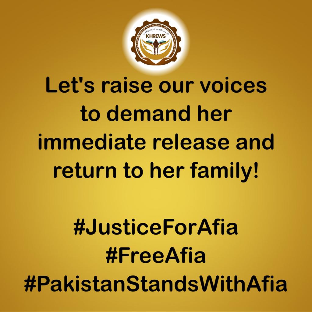 We want Justice!
#Sign_for_Afia
