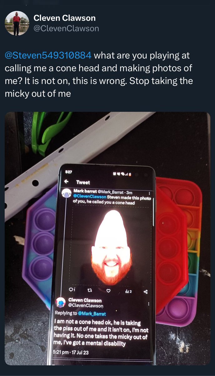 Minitom0FFICIAL's tweet photo. hi everyone on x. this is my friend cleven clawson, what a good bloke he is. a very beautiful and attractive and kind babe i must say. anyway steven dawson the troublemaker has been nasty to cleven clawson. no one is nasty to him, not even stevend. stevend needs to stop all this https://t.co/mIoTiJDbpE