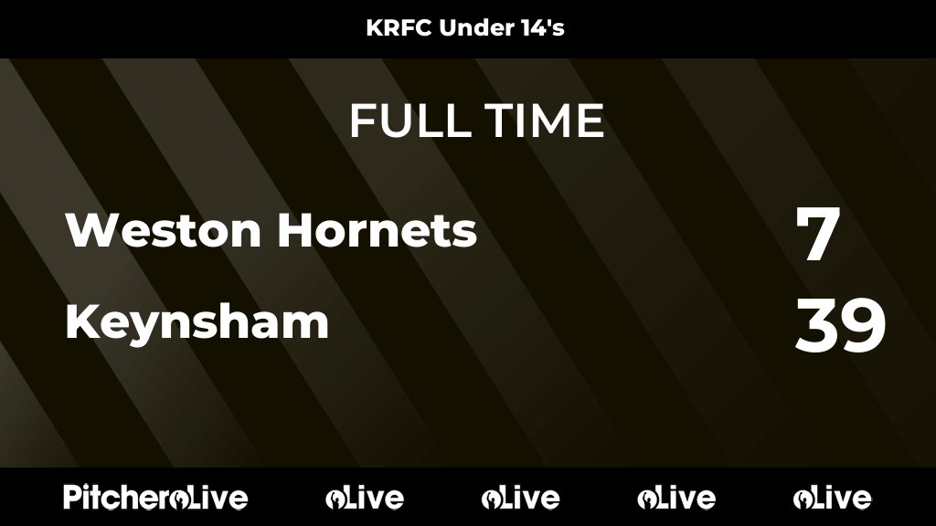 FULL TIME: Weston Hornets 7 - 39 Keynsham
#WESKEY #Pitchero
keynshamrfc.com/teams/253362/m…