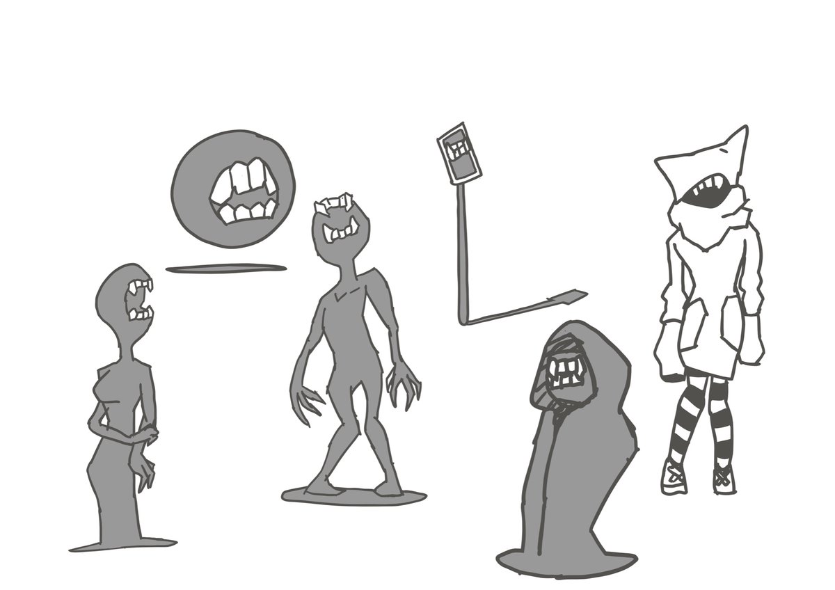 MutantMecha's tweet photo. Shadow beings https://t.co/EYb1QQnOak
