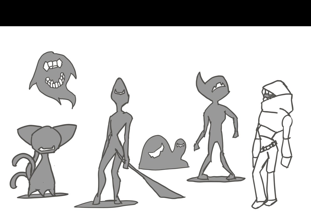MutantMecha's tweet photo. Shadow beings https://t.co/EYb1QQnOak