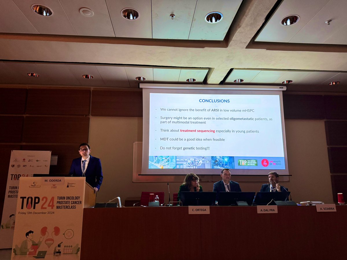 peppinoiorio's tweet photo. Oligometastatic disease: room for urologists?
Such a great presentation by @oderdam ๐ #TOPMasterclass 2024
@paolo_gontero @GMarra_MD @a_dalpra @joniau @UroMolinette @MassimoDiMaio75 @umbertoricardi @SilviaMorbelli @FedericoLavagno https://t.co/gnL5QHdJgs