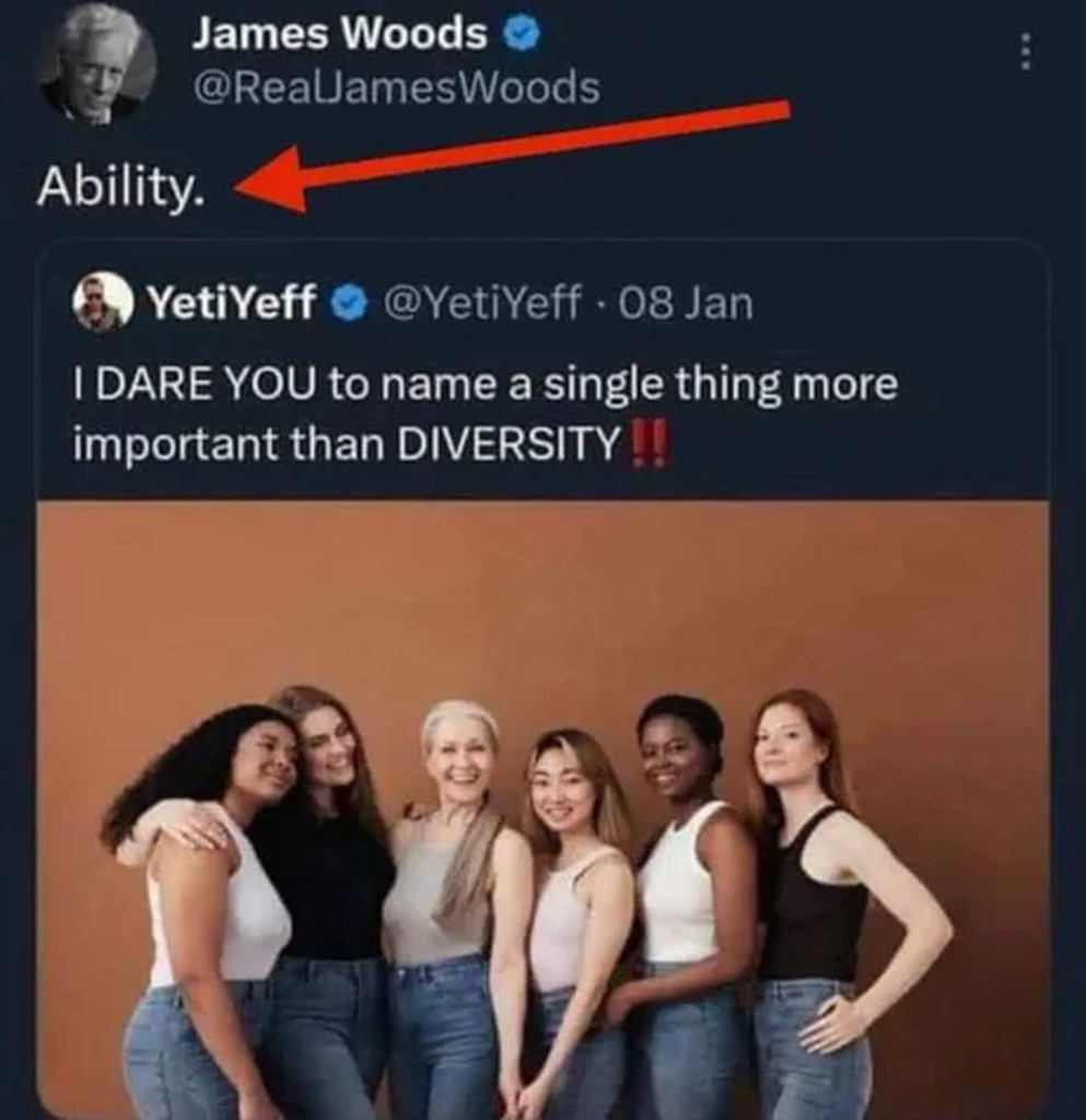 James Woods again for the win..