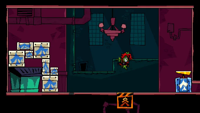 In Antonblast, one of Annie's many poses when jumping between the foreground and background is the famous Sonic Adventure pose. 