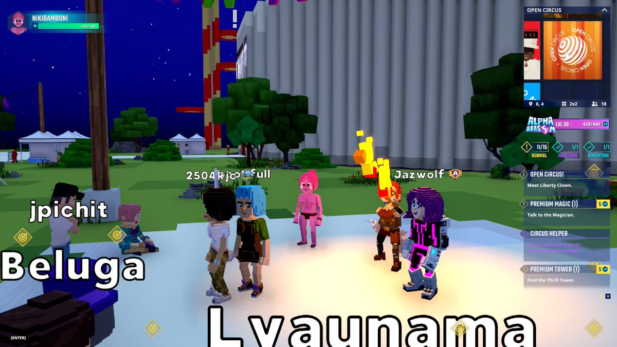 Watching Firebreather Sonia perform in Open Circus in <a href="/TheSandboxGame/">The Sandbox</a>. Talk about playing with fire! 🔥🎪 register-landings.sandbox.game/alphaseason4-s… #TheSandbox #AlphaSeason4 #AS4SocialChallenge