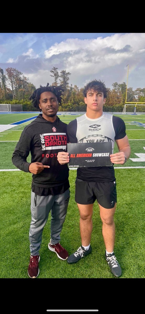 After an incredible camp today, I am honored to have earned MVP and received an official invitation to the All-American Showcase in Houston, Texas. Grateful for the opportunity! 💯🙏<a href="/youareathlete/">You Are Athlete</a> <a href="/ShockDoctor/">Shock Doctor</a> <a href="/ncsa/">NCSA College Recruiting</a>
