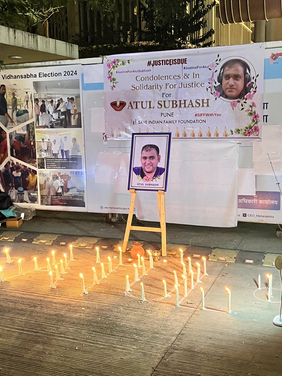 Join the movement with <a href="/realsiff/">SIFF - Save Indian Family Foundation</a> 
untill justice is served to #AtulSubhash 
all involved shud be severly punished..
Child custody should be with paternal grandparents..
An example shud be set for false cases..!!!
#JusticeForAtulSubhash 
#JusticeIsDue 
#INDvAUS