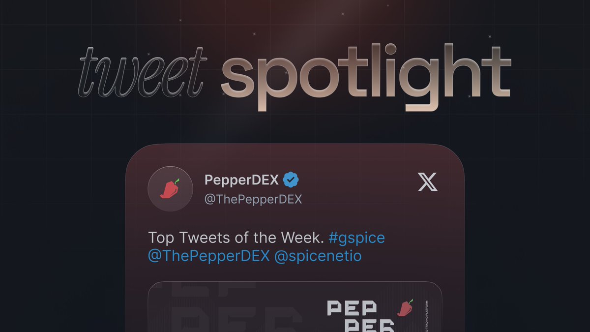 PepperDEX tweet media