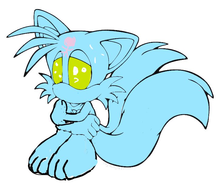 zachgrimes14's tweet photo. I tried to mix chaos and tails be honest how does it look? https://t.co/pMtxSWZmnT