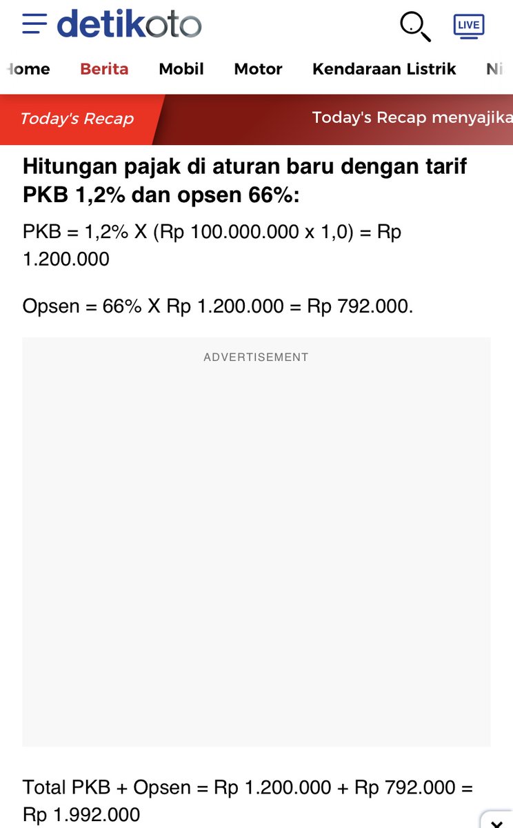 jacindarisfa's tweet photo. @purityringgu @CNNIndonesia Betul. Artikel di atas jg kurang lengkap. Padahal tarif pajak yg baru itu jg diterapkan bersamaan dgn aturan untuk menurunkan tarif PKB menjadi maksimal 1.2% saja. Pada akhirnya pajak yg hrs dibayarkan kurang lebih sama atau bahkan bisa lebih rendah dari tarif pajak lama https://t.co/IPkZ8xDguR