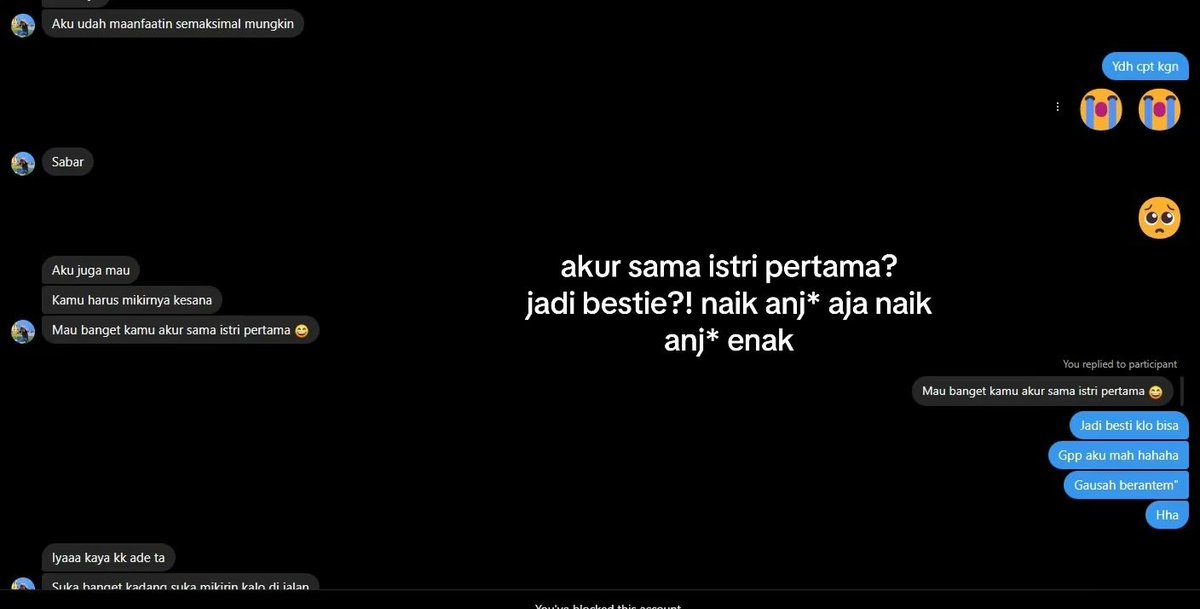ariescreeeppy's tweet photo. we listen we judge sih.

tidur sama laki org yg tau istrinya jg baru lahiran. minta dijadiin istri ke 2🤮 https://t.co/KyjsYdtRbc