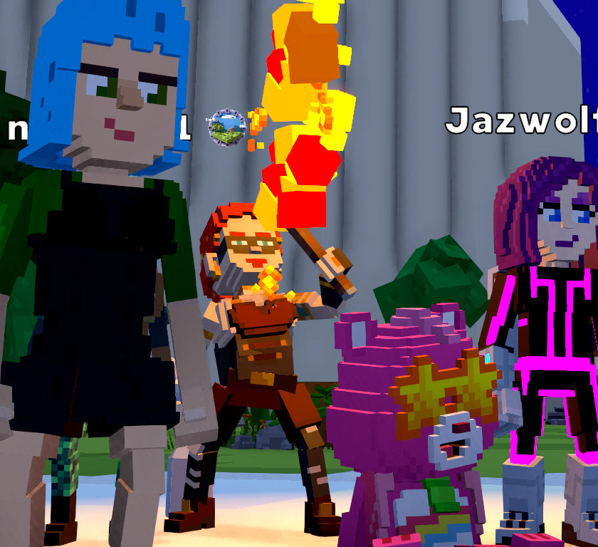 JBJumboJB's tweet photo. Watching Firebreather Sonia perform in Open Circus in @TheSandboxGame. Talk about playing with fire! 🔥🎪 https://t.co/pKpV9vP4MA #TheSandbox #AlphaSeason4 #AS4SocialChallenge https://t.co/gzaR6BbUHC
