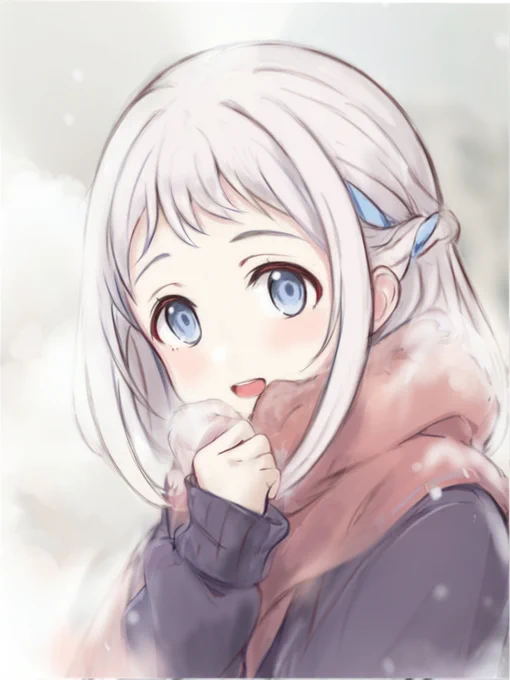 せんぱい きょうもさむいですね 