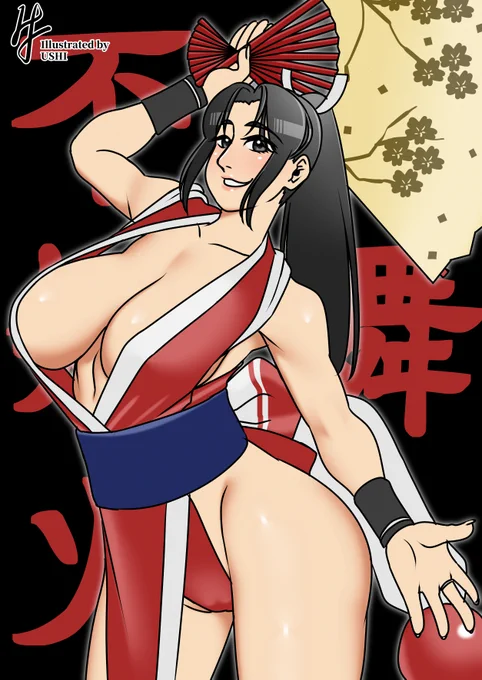 『ストリートファイター6』の『不知火舞』を描きましたよ。 