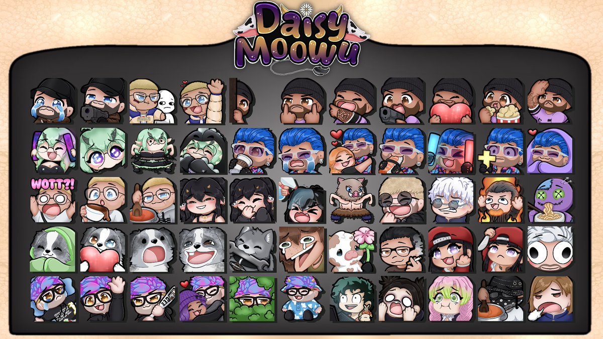 𝐃𝐚𝐢𝐬𝐲𝐌𝐨𝐨𝐰𝐮 🐮💫 emote artist | CowTuber tweet media