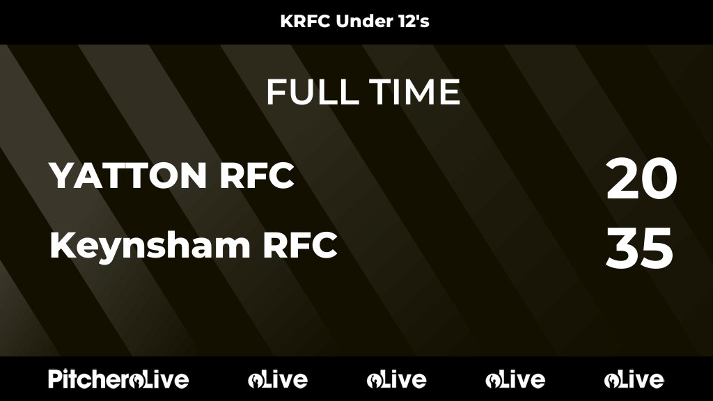 FULL TIME: YATTON RFC 20 - 35 Keynsham RFC
#YATKEY #Pitchero
keynshamrfc.com/teams/254004/m…