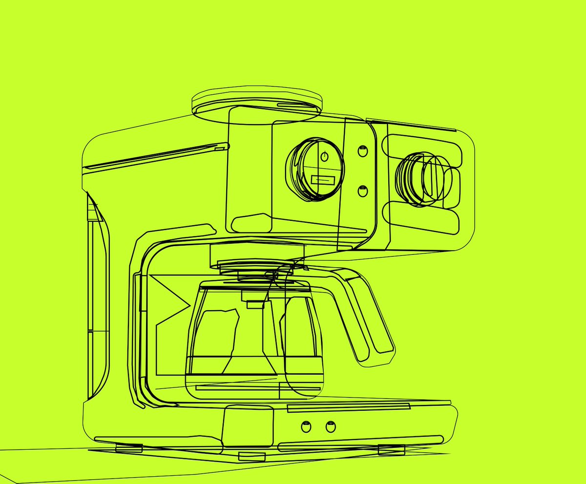 TheDamiOsomo's tweet photo. Made in @figma 

Coffee maker, tested the limit of my imagination with no reference image. https://t.co/arGddEtEiR