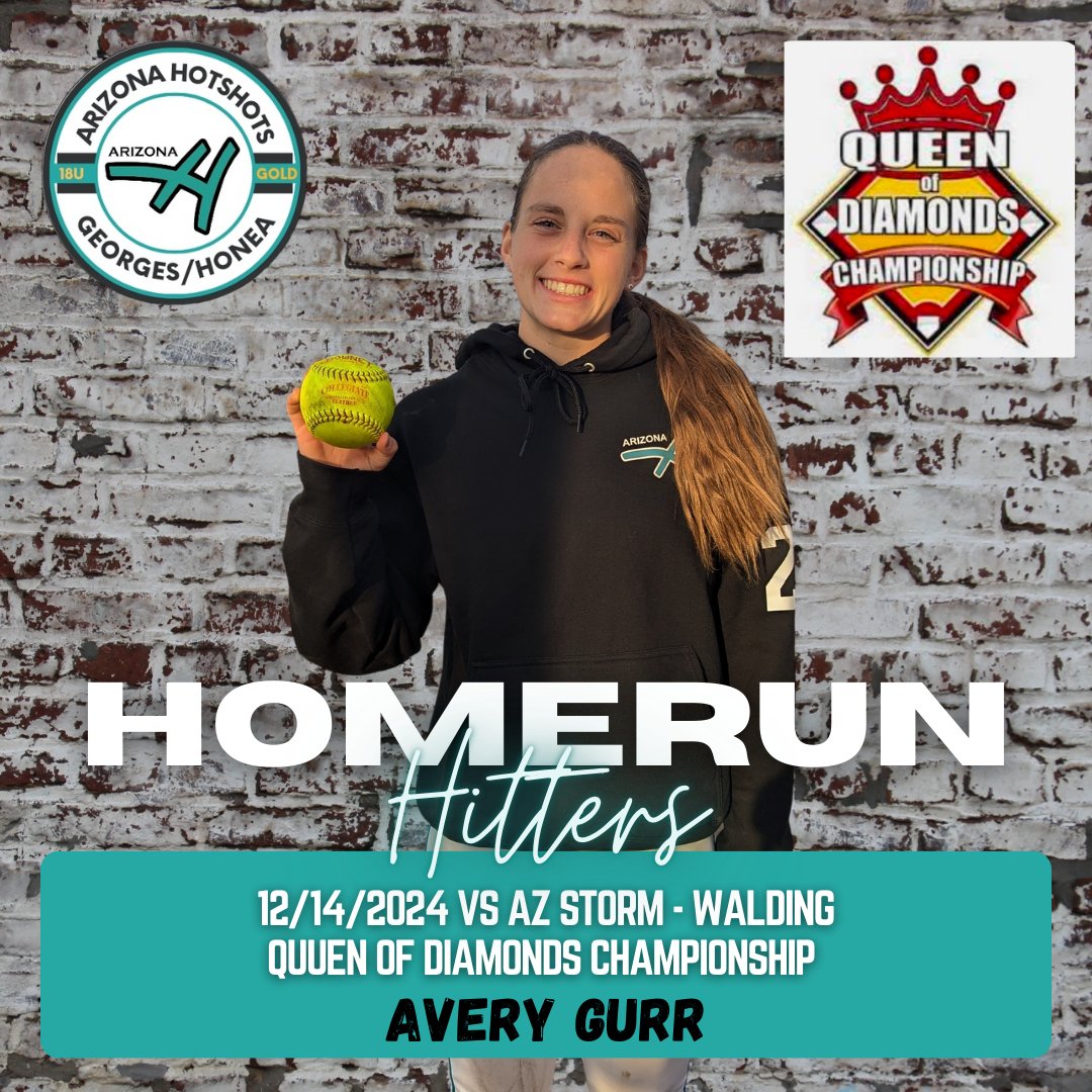 AZHotshotsHonea's tweet photo. Saturday HOMERUN HITTERS π₯
Congrats to Lexi Faller, Avery Gurr, and Destiny Johnston on hitting some big bombs in some big moments!
Way to work, ladies!
#azhotshots #homerunhitter @1swingevents @LexiFaller @averygurr112 @DesiJohnston13 https://t.co/XytGvzdhD5