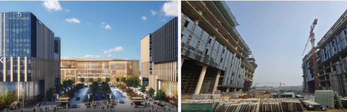 NoidaUpdatesX's tweet photo. #Delhi is getting one of finest business districts as a part of #Aerocity redevelopment with $2.5 Bn investment. Currently u/c #Worldmark 2.0 will have
- 6.3 Mn sqft of Gross leasable grade space
- 3.5 Mn sqft office spaces
- 2.8 Mn sqft largest mall in India https://t.co/KYmykt6xWh