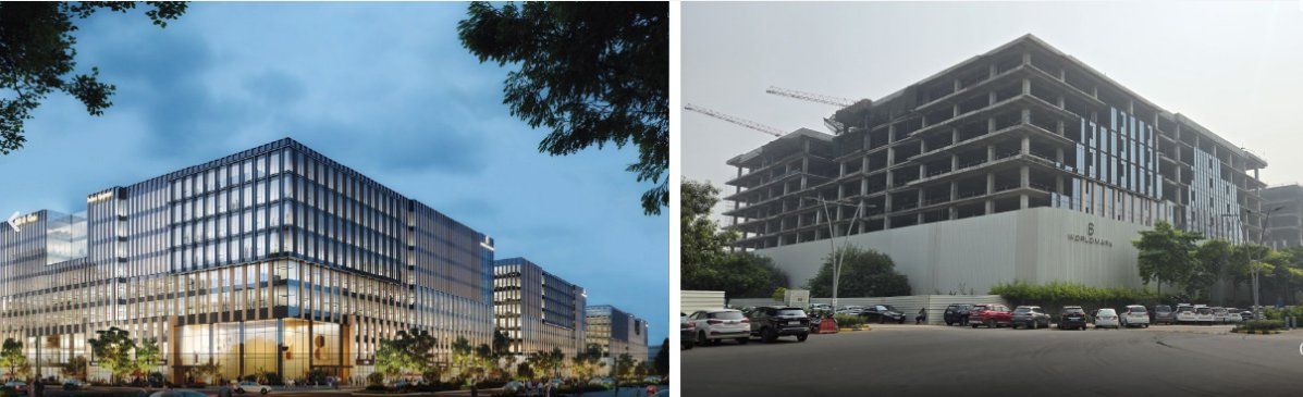 NoidaUpdatesX's tweet photo. #Delhi is getting one of finest business districts as a part of #Aerocity redevelopment with $2.5 Bn investment. Currently u/c #Worldmark 2.0 will have
- 6.3 Mn sqft of Gross leasable grade space
- 3.5 Mn sqft office spaces
- 2.8 Mn sqft largest mall in India https://t.co/KYmykt6xWh