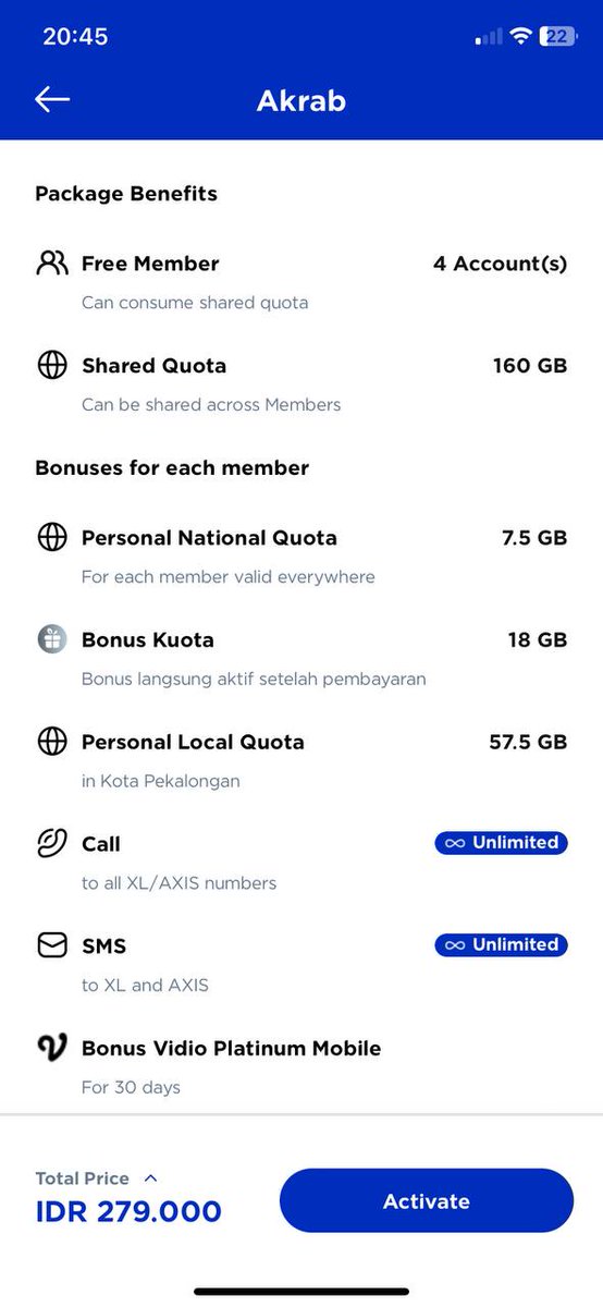 Zullf_03's tweet photo. Yuk Kuota XL 70K dapat 123GB. Slot kurang 1 nih

#zonauang https://t.co/KtWJjQKxUX