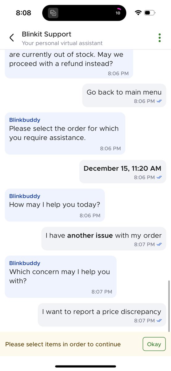 shrutibanda18's tweet photo. @letsblinkit i have received stale bread with fungus from blinkit, while reporting it they have asked me if I want a refund as a coupon, but gave me no option to type yes. And now I cannot even report again. https://t.co/Zi9OkE1b3V