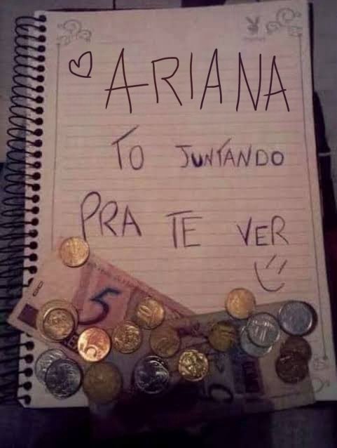 ARIANA ESPERE EU JUNTAR DINHEIRO