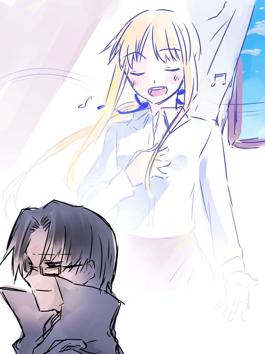 閉会10分切ってイメージイラストを上げるやつです！！！かるま先生のクラセーは良いぞぜひご一読を！！！ #素晴らしき嘘つきたちの祝宴