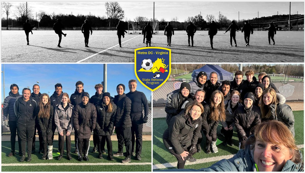 vadcrefs's tweet photo. USCS ECNL-R and NPL Girls Semis and Finals
Metro DC-Virginia State Referee Program Referee Delegation
📷The Third Team looking great in Haymarket, VA.
Just a smidge too cold 
📷Photo Credit Acacia Isabel
@MakeTheRightCall #SoccerRef #NewTheAssignment #StayWarm https://t.co/8ukxvlHxhi