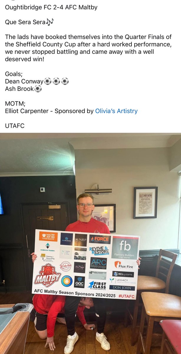 AFC Maltby (@afcmaltby) on Twitter photo 