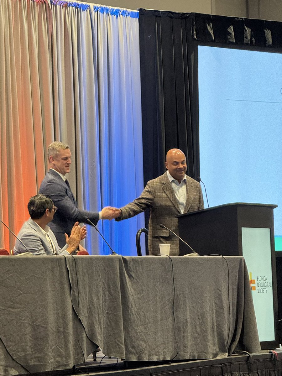 Ram Pathak, M.D. (@rampathakmd) on Twitter photo Dr Thiel <a href="/MayoUrology/">Mayo Clinic Urology</a> transitioning his role of Presidency to @Nuttdoc <a href="/FlaUrological/">Florida Urological Society (FUS)</a>
Great work Dr Thiel for the past year and big thanks to <a href="/TimLyonMD/">Tim Lyon</a> and Dr Ganapathi for a fantastic meeting Dr Thiel <a href="/MayoUrology/">Mayo Clinic Urology</a> transitioning his role of Presidency to @Nuttdoc <a href="/FlaUrological/">Florida Urological Society (FUS)</a>
Great work Dr Thiel for the past year and big thanks to <a href="/TimLyonMD/">Tim Lyon</a> and Dr Ganapathi for a fantastic meeting