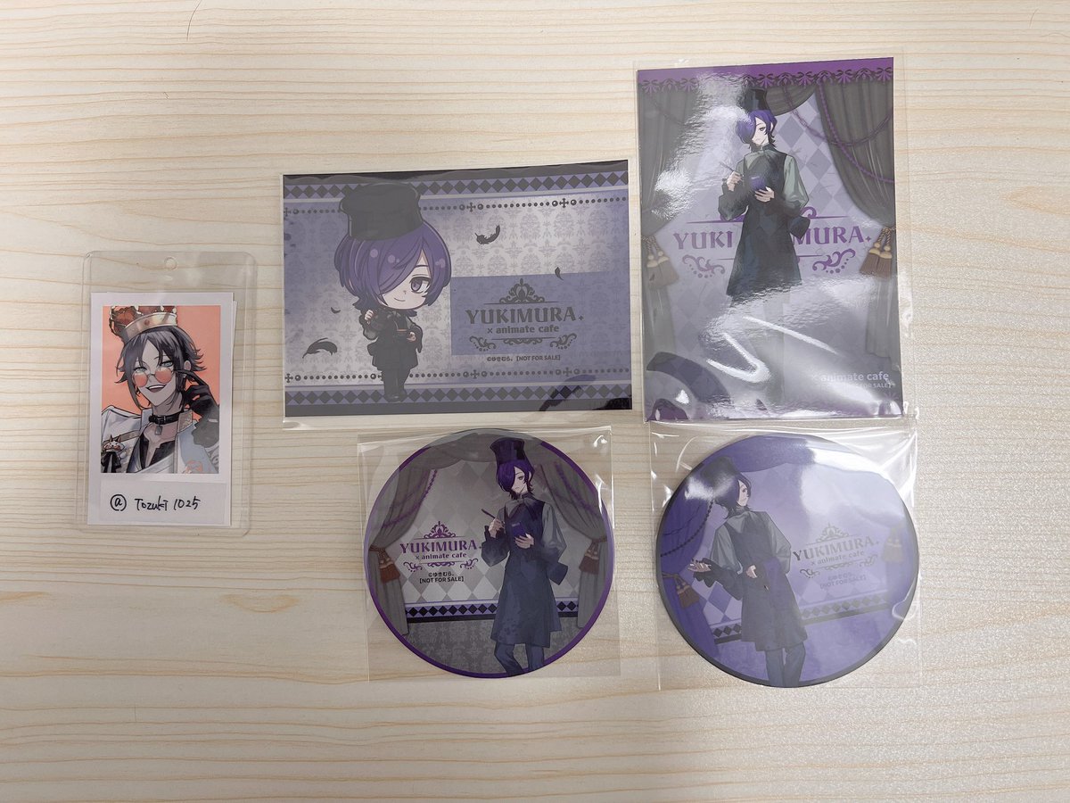 Tozuki1025's tweet photo. 【交換】　ゆきむら。アニメイトカフェ　コースター、ブロマイド

譲:画像1

求: 画像2.3

※郵送交換のみ

検索からでもお気軽にお声かけ下さい https://t.co/iWFnJr4NV0