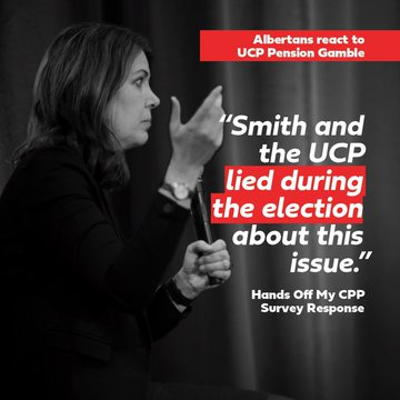 gramage1's tweet photo. LethbridgeWest Seniors vote to protect your pensions the UCP want to take your money out of the Canada Pension Plan to use to bail out OandG dont trust her again she is lieing all the time Albertans cant afford the UCP Vote NDP save your pension https://t.co/KxcMqYMnt0