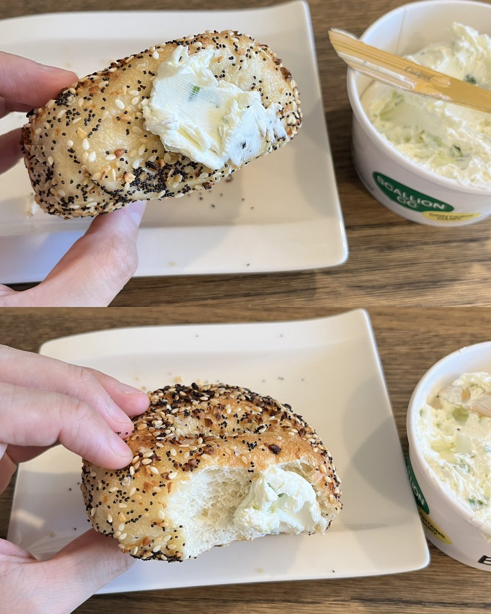 베이글러버가 새로 발견한 존맛탱 맨하탄 베이글 가게 <a href="/popupbagels/">popupbagels</a> 
독특하게 크림치즈를 발라먹는 스타일 😋🤤😋